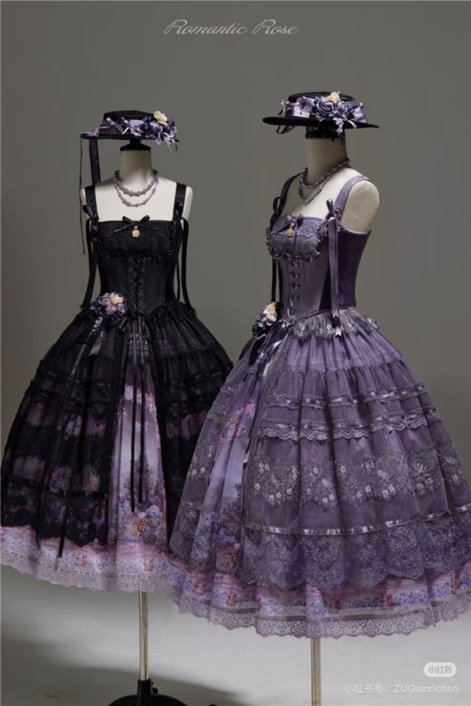 Romantic Rose Elegant Lolita Skirt, Top and Blouse