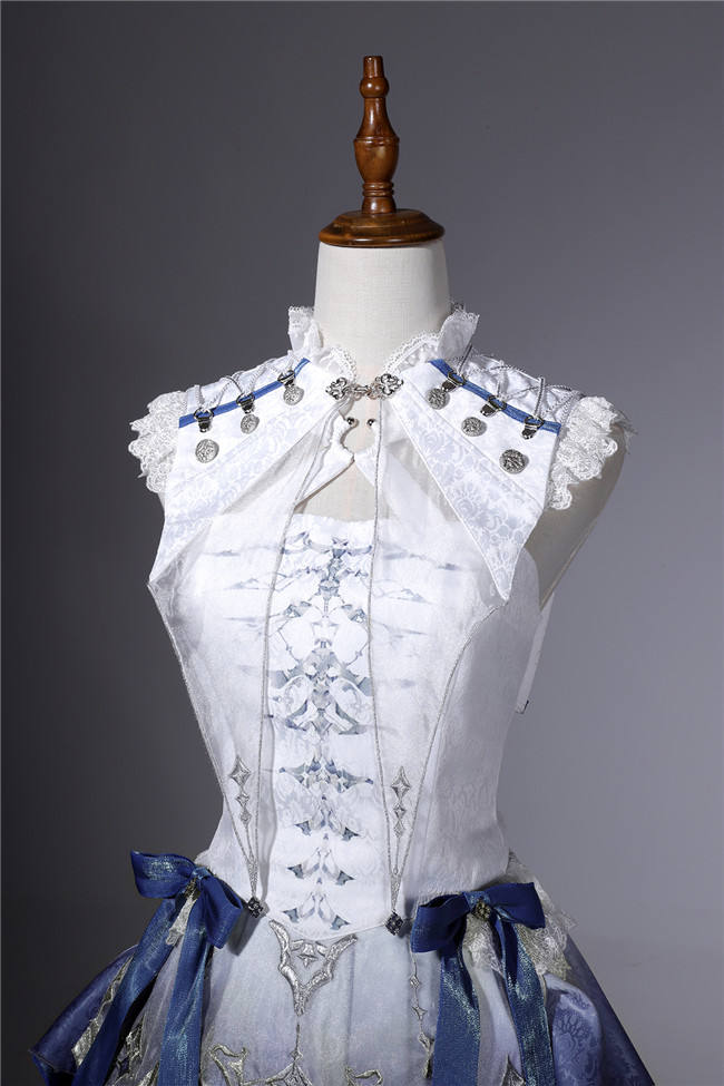 Blue Spine Lolita Jumpers, Cape and Short Pants