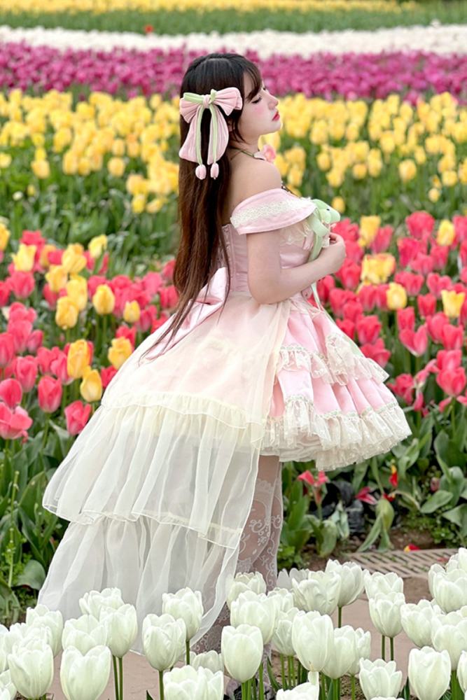 Diamond Honey Spring Tulip Short Dress