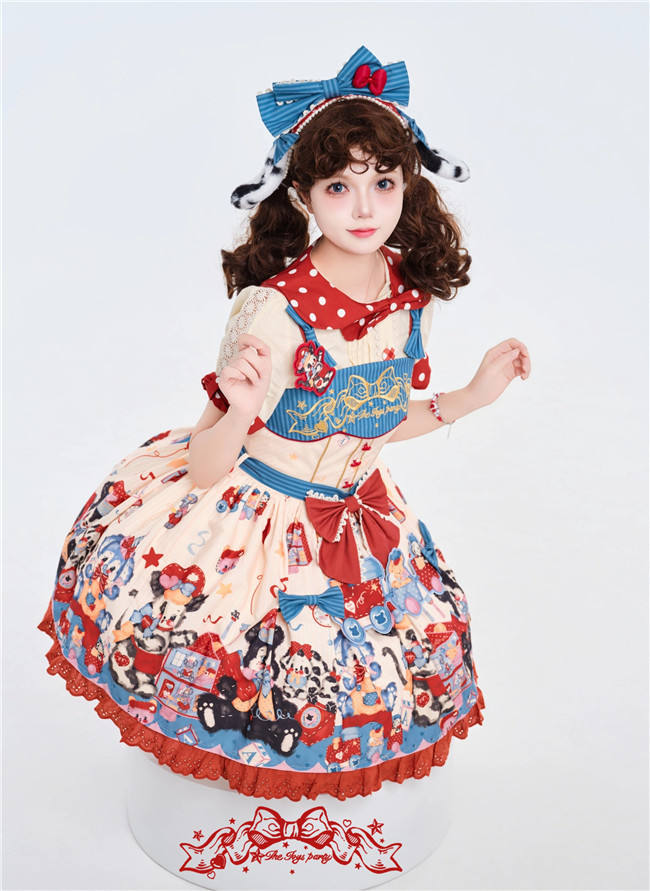 Puppy Dollhouse Sweet Lolita Dress Full Set