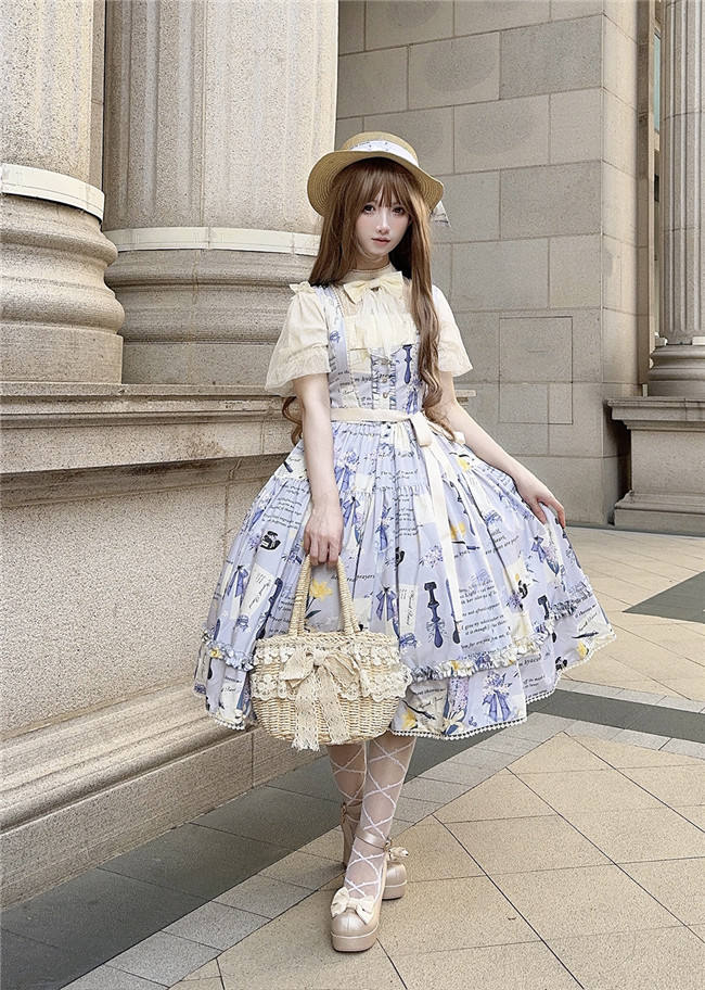 Watercolor Hyacinth Series Lolita Dress