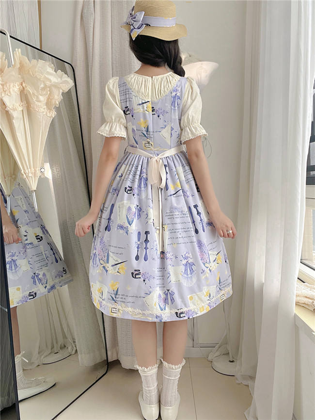 Watercolor Hyacinth Series Lolita Dress