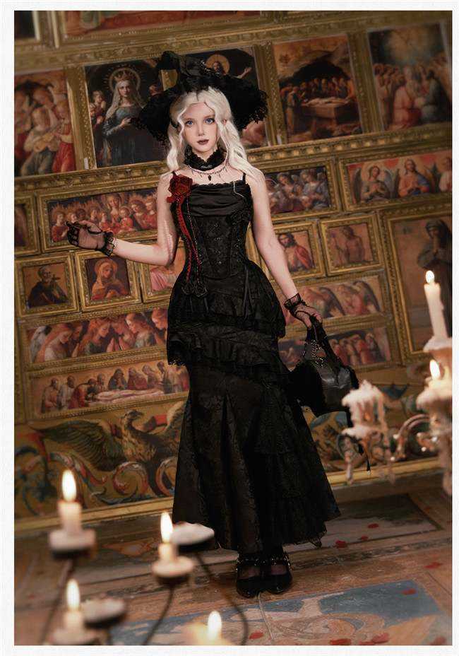Withpuji Twilight Black Gothic Set and Accessories