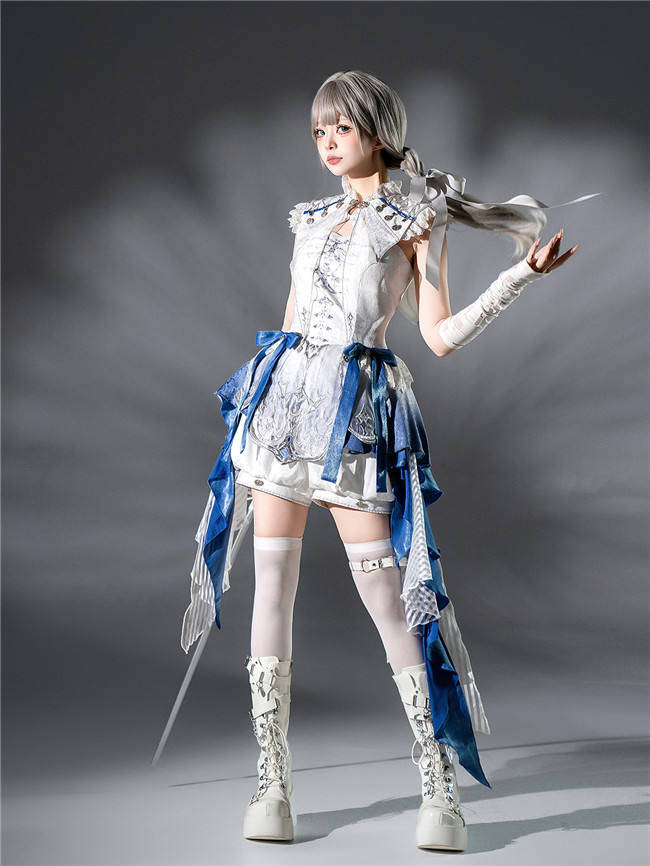 Blue Spine Lolita Jumpers, Cape and Short Pants
