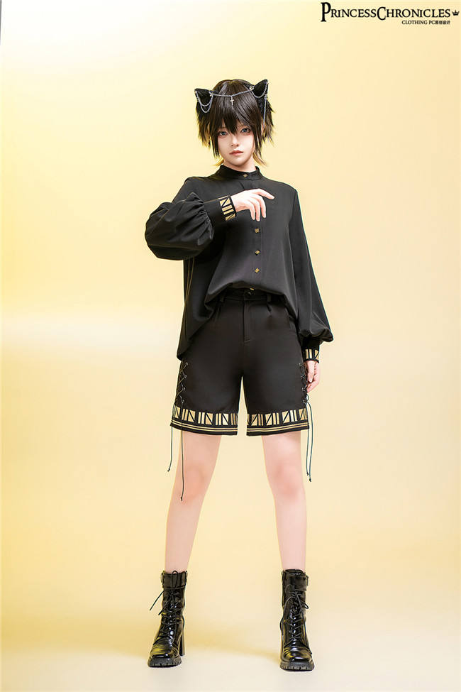 Princess Chronicles Black Cat Short Pants Ouji Fashion