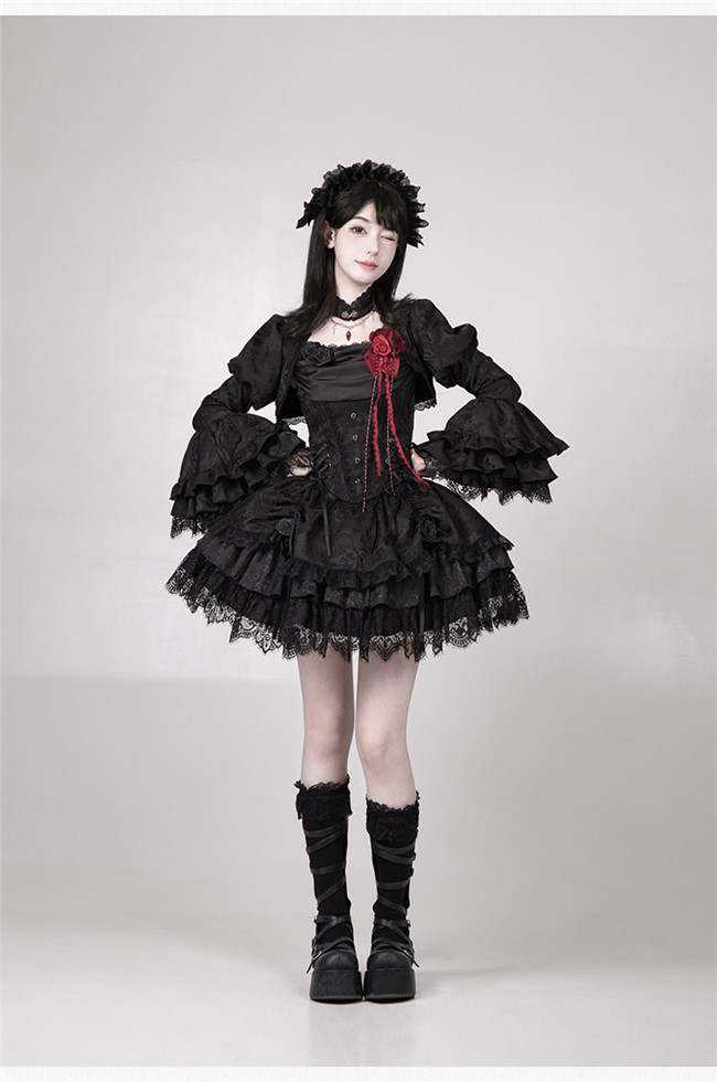 Withpuji Twilight Black Gothic Set and Accessories