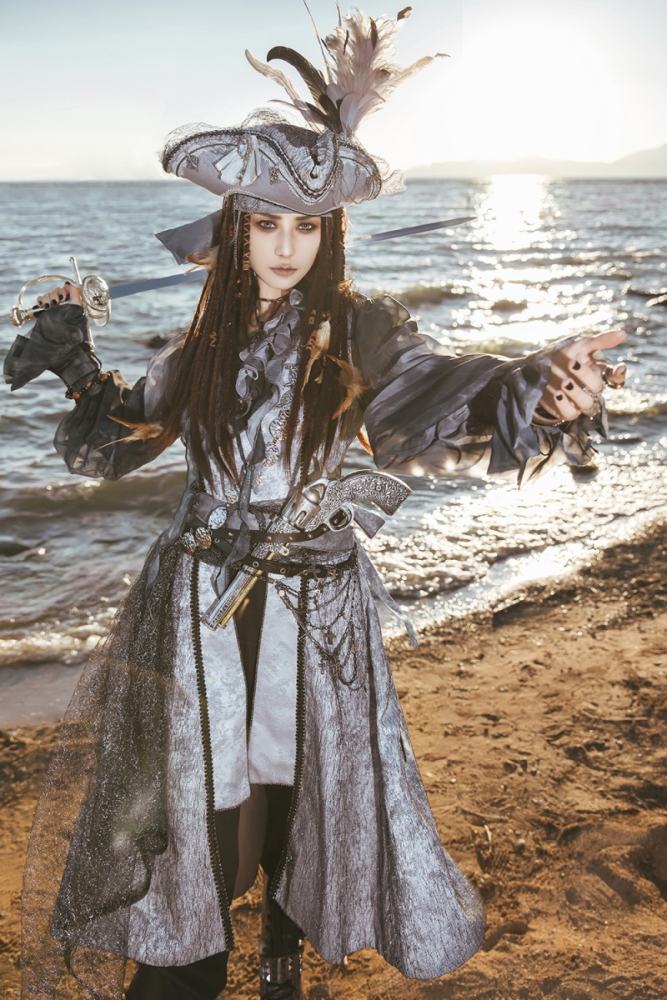 Immortal Thorn Treasure Route Ouji Lolita Coat and Long Pants
