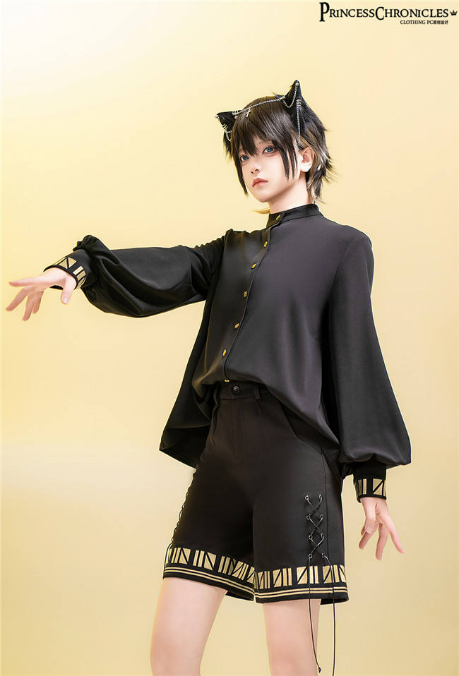 Princess Chronicles Black Cat Ouji Fashion Blouse