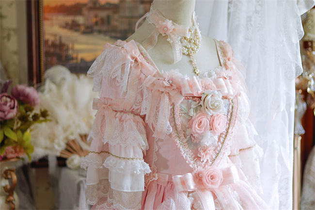 Pink OP Princess dress Hime Lolita Dress