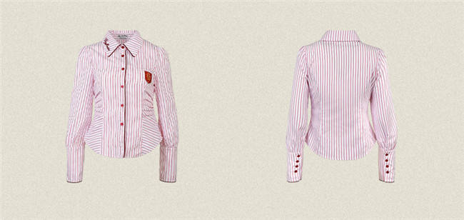 Kyouko & Harry Potter Collaborated Stripe Long Sleeves Blouse and Pleated Skirt Harry Potter Clothes