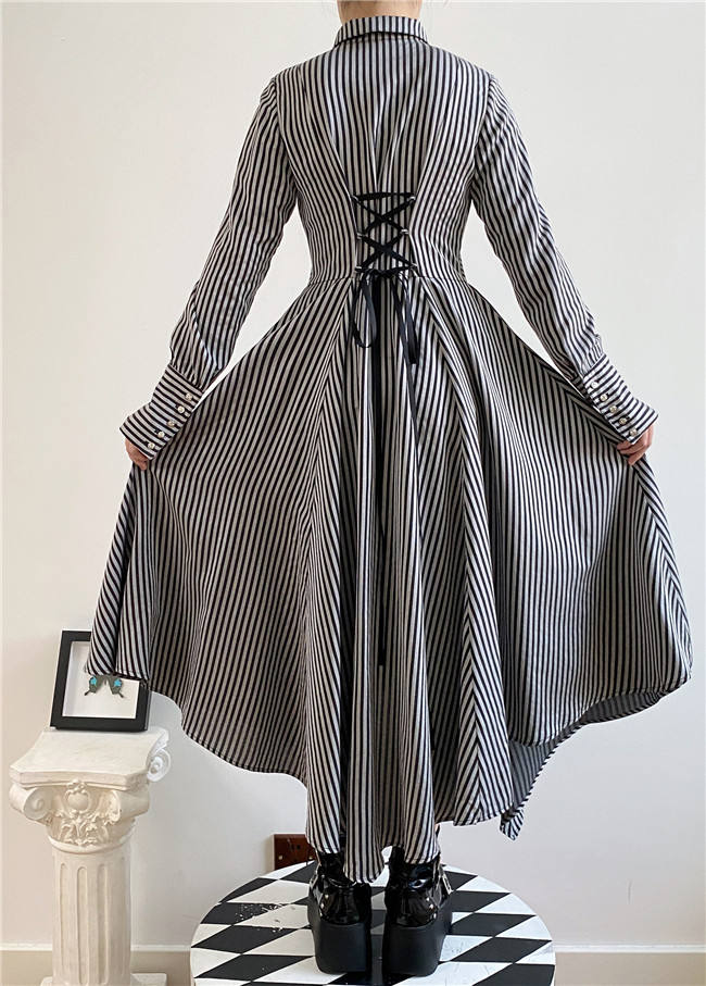 Little Dipper Astrologer Stripe Ouji Lolita Blouse