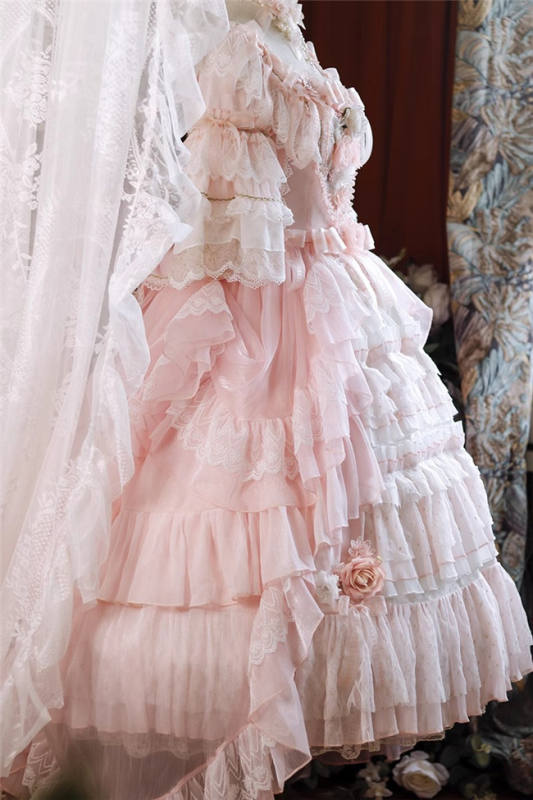 Pink OP Princess dress Hime Lolita Dress