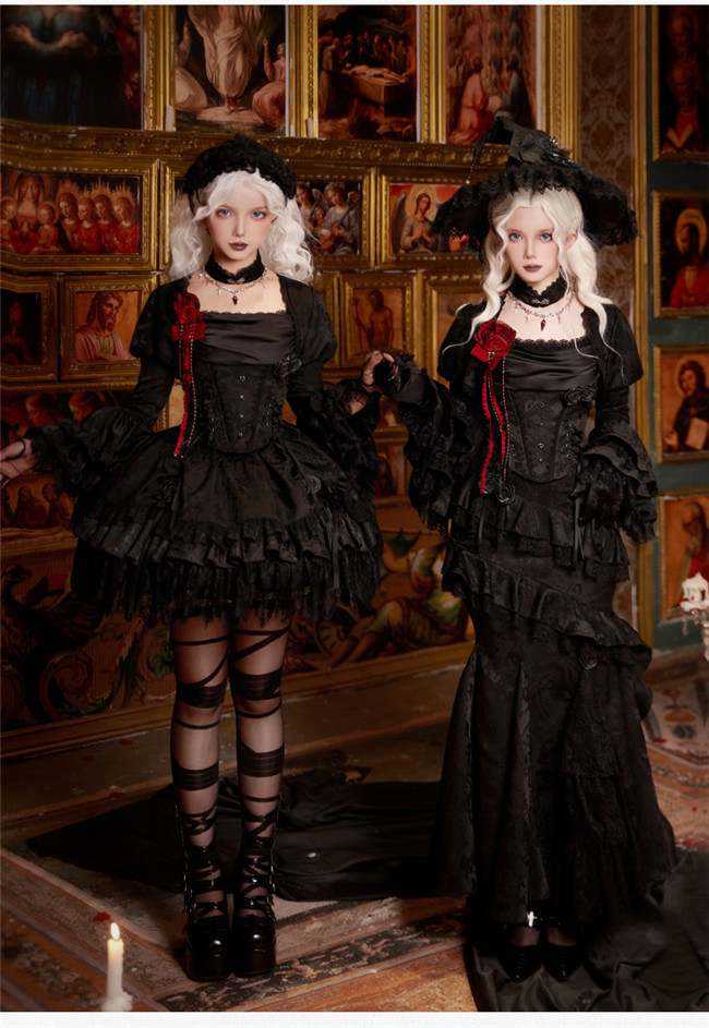 Withpuji Twilight Black Gothic Set and Accessories