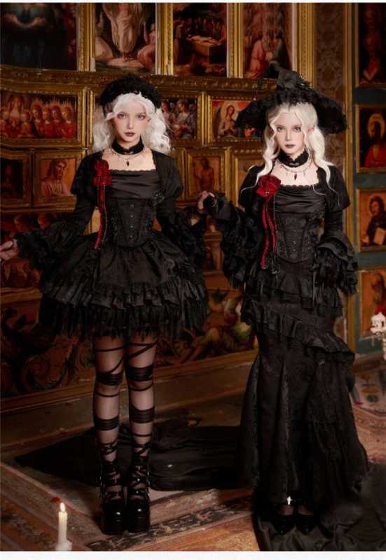 Withpuji Twilight Black Gothic Set and Accessories