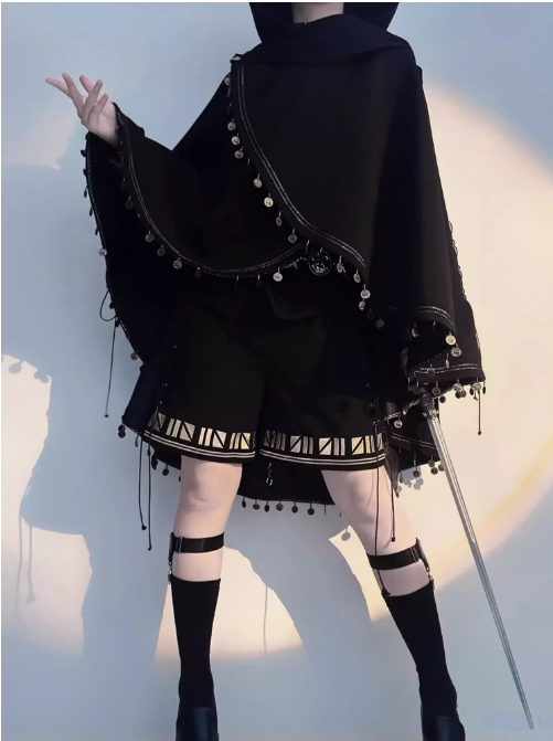 Princess Chronicles Black Cat Cape Ouji Fashion
