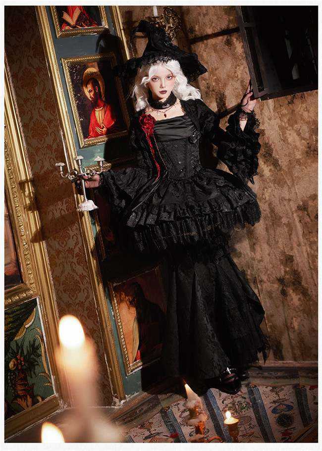Withpuji Twilight Black Gothic Set and Accessories