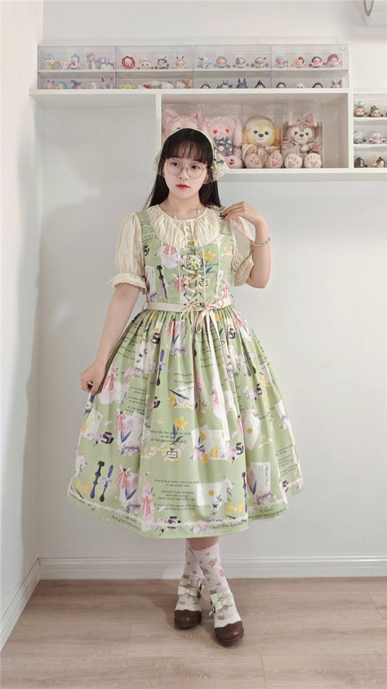 Watercolor Hyacinth Series Lolita Dress