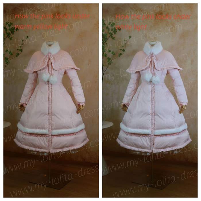Commission The Rabbit Hole Tailor White Duck Down Fur Collar Long Coat