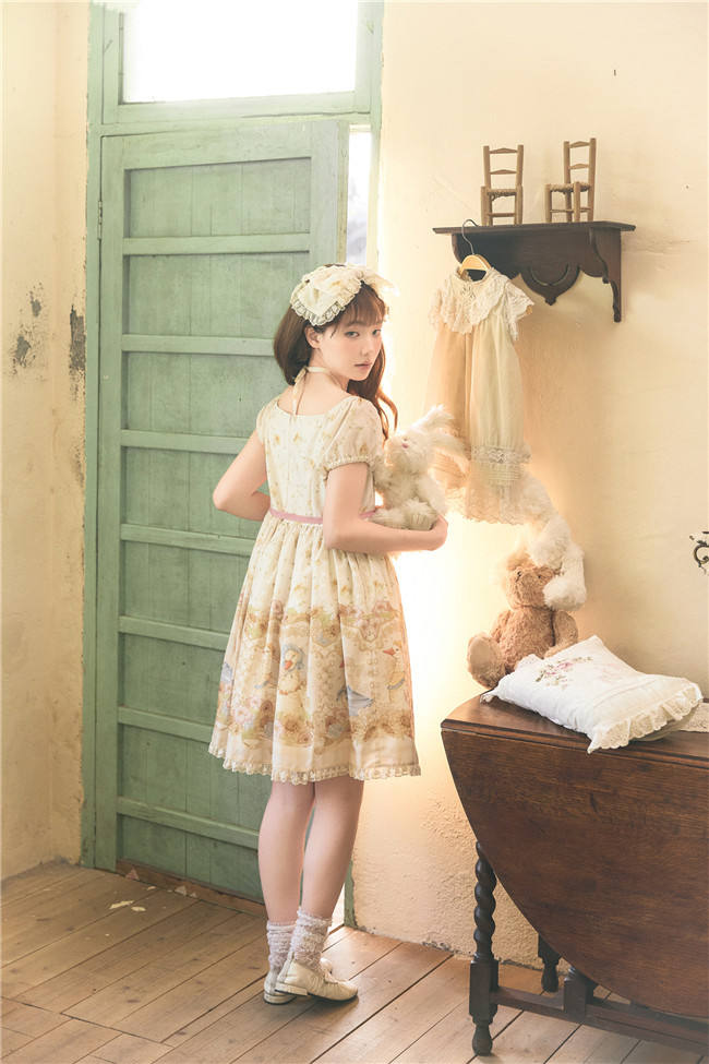 Dark Star Island Lilith's Farm Trip High Waist Lolita One Piece