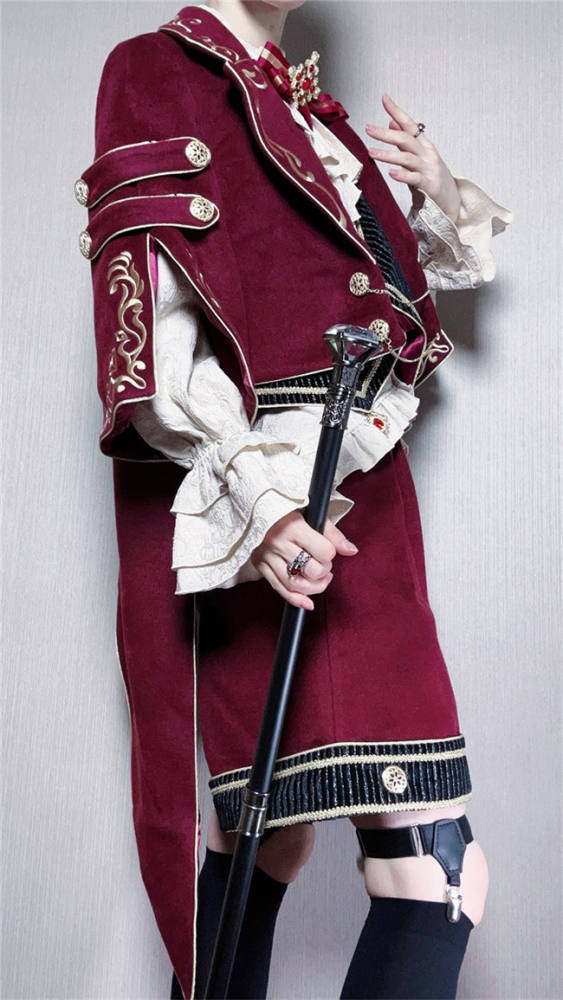 The Successor Ouji Lolita Coat, Blouse and Short Pants