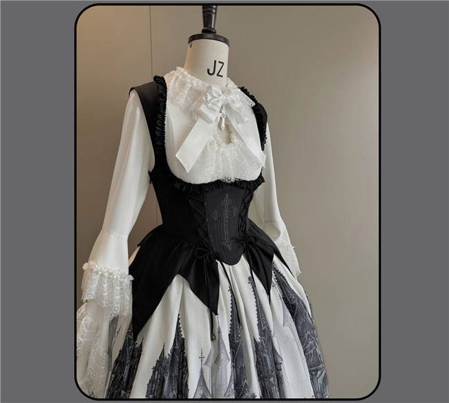 Susin Night Falls Cathedral Stained Glass Window Gothic Lolita Series