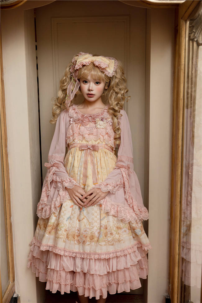 Dark Star Island Lilith's Farm Trip High Waist Lolita Jumper Dress