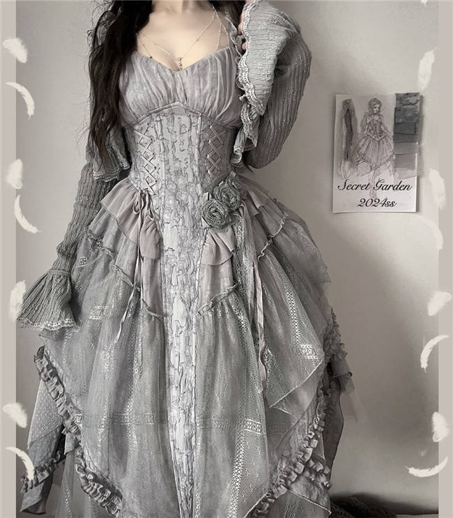 The God of Mountains Lolita Jumper Dress and Skirt