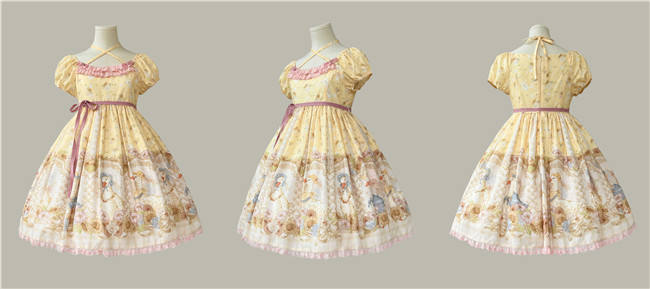 Dark Star Island Lilith's Farm Trip High Waist Lolita One Piece