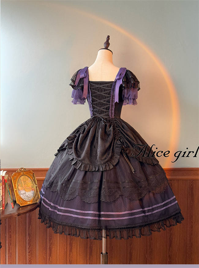 Alice Girl Morning Fog Classic Lolita Dress One Piece