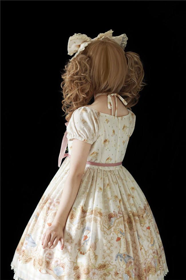 Dark Star Island Lilith's Farm Trip High Waist Lolita One Piece