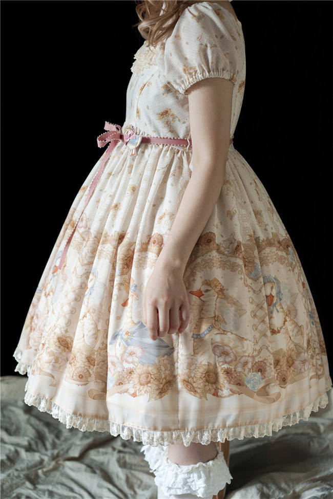 Dark Star Island Lilith's Farm Trip High Waist Lolita One Piece