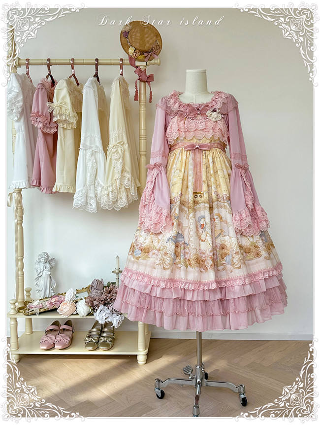 Dark Star Island Lilith's Farm Trip High Waist Lolita Jumper Dress