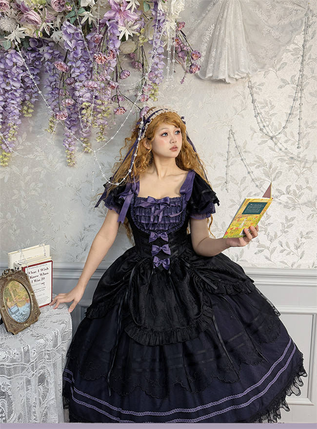 Alice Girl Morning Fog Classic Lolita Dress One Piece