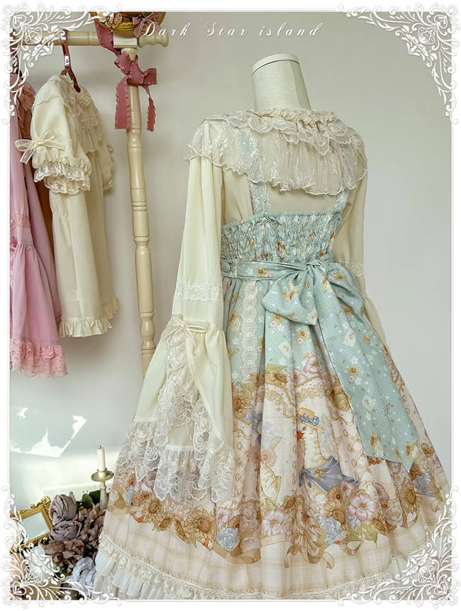Dark Star Island Lilith's Farm Trip High Waist Lolita Jumper Dress