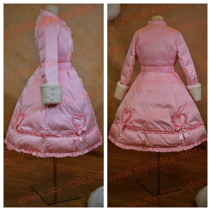 Commission The Rabbit Hole Tailor White Duck Down Fur Collar Long Coat