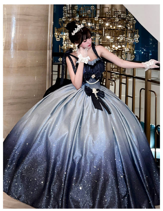 galaxy princess dress Plus Size Purple Galaxy Princess Prom Dress Gowns Sugarplum Store