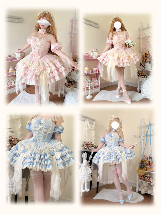 Love Letter Floral Hime Lolita Dress