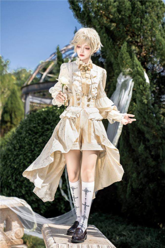 Little Prince Ouji Lolita Blouse and Short Pants
