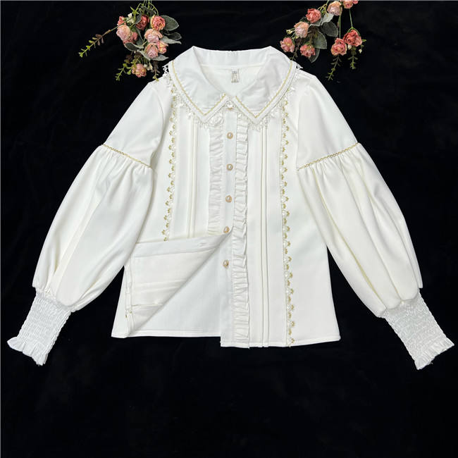 Peter Pan Collar Gigot Sleeve Lolita Blouse
