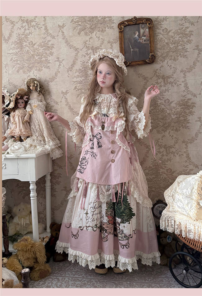Story Book for Little Girls Plus Size Lolita Dress, Skirt and Blouse