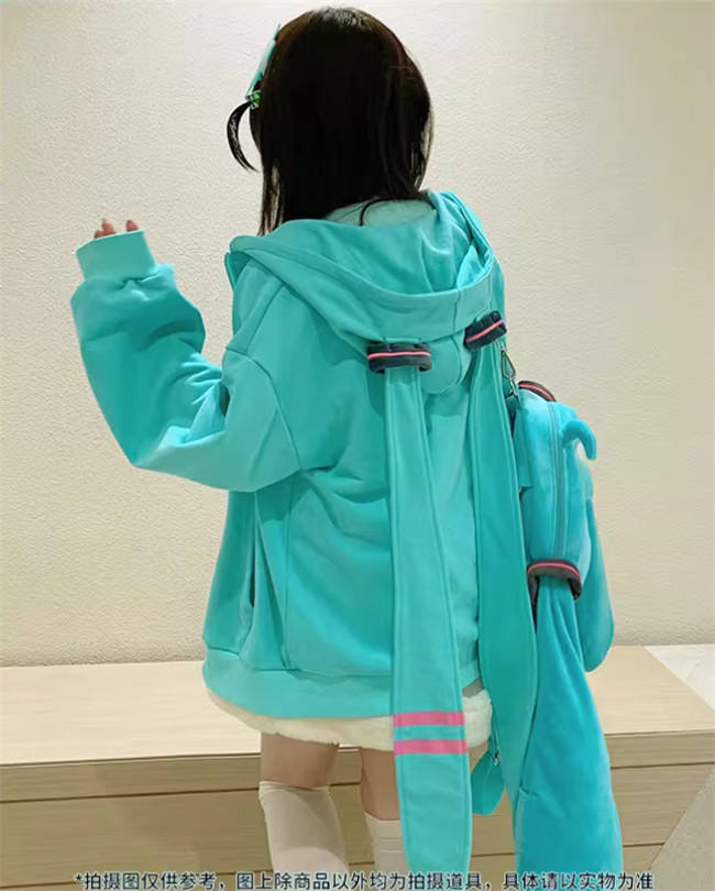 Co-branded by Hatsune Miku Winter Hoodie Jacket