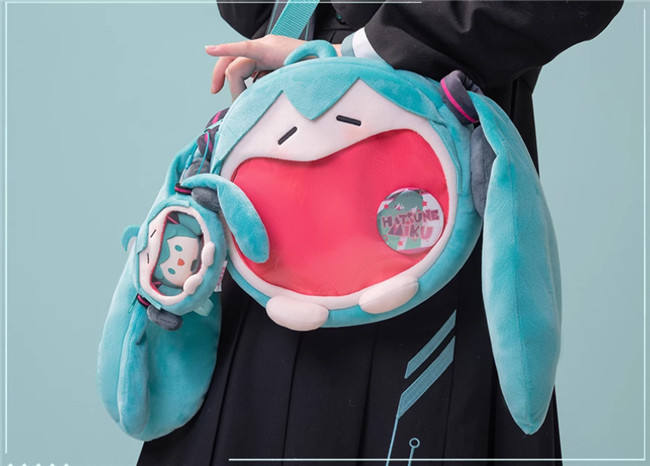 Authorized by Hatsune Miku Smiling Face Ita Bag