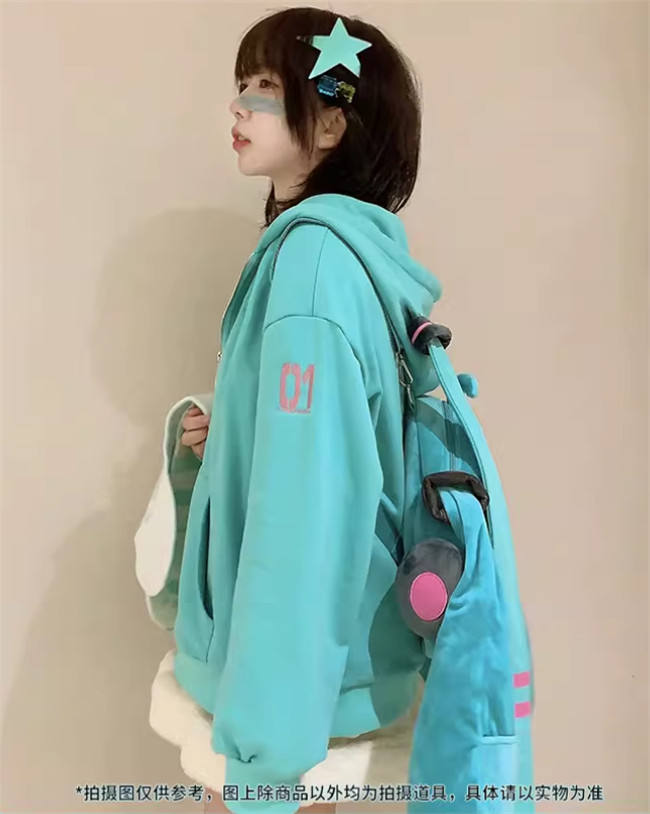 Co-branded by Hatsune Miku Winter Hoodie Jacket