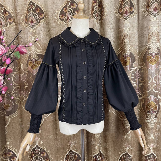 Peter Pan Collar Gigot Sleeve Lolita Blouse