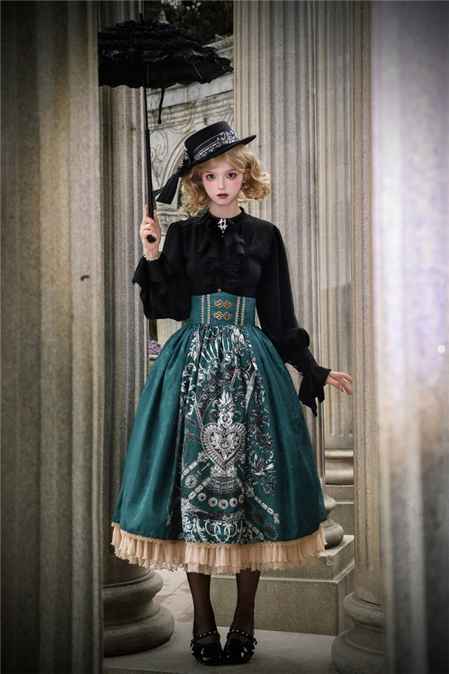 Miss Point Eye of Horus Gothic Lolita Skirt
