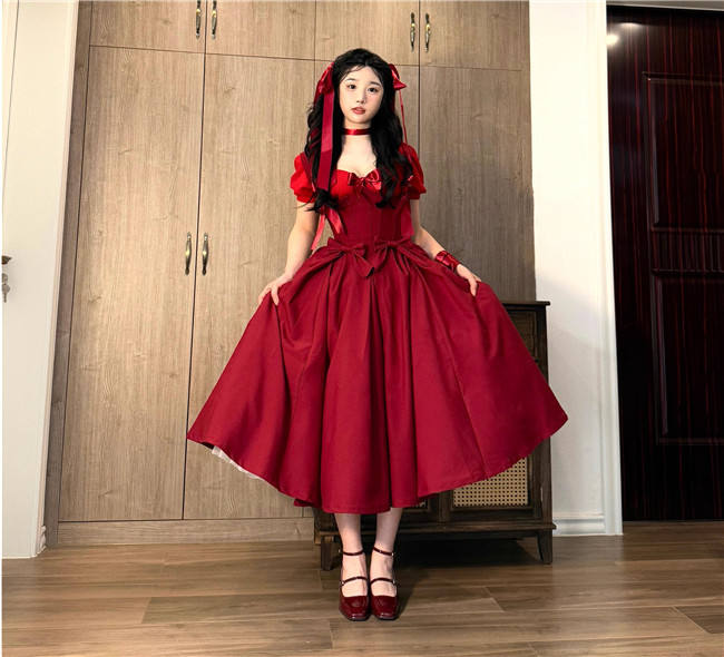 Margaret Plus Size Corset Lolita Dress and Blouse