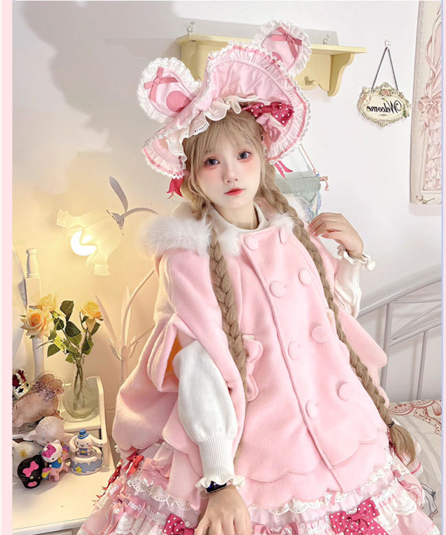 Bat Sleeves Sweet Princess Lolita Cape