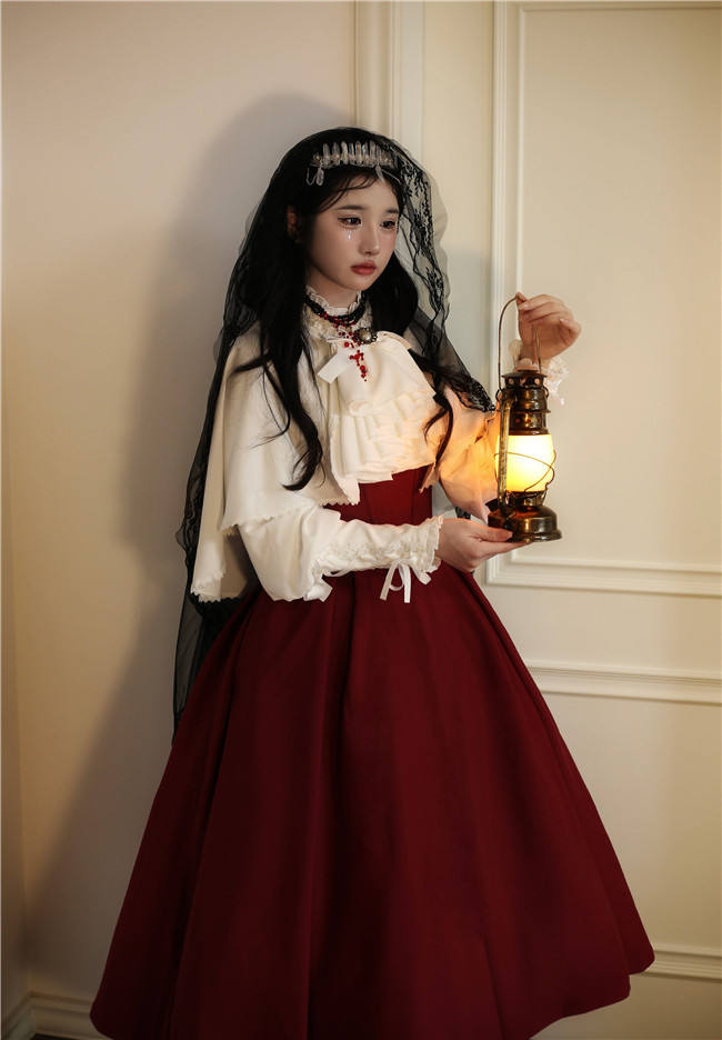 Margaret Plus Size Corset Lolita Dress and Blouse