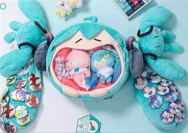 Authorized by Hatsune Miku Smiling Face Ita Bag