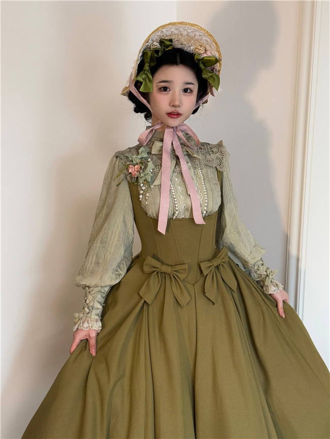 Margaret Plus Size Corset Lolita Dress and Blouse